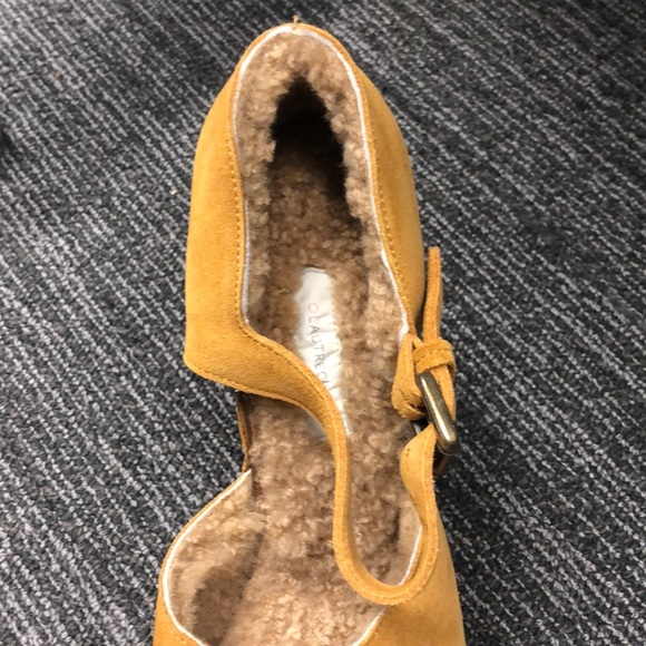 Brand New shearling lined suede clog shoes - Picture 4 of 5